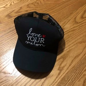 Love Your Melon Baseball Cap Black with Net